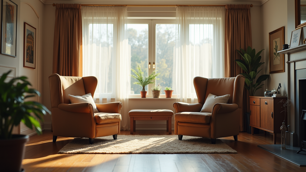 Couples having a meaningful conversation in a cozy setting